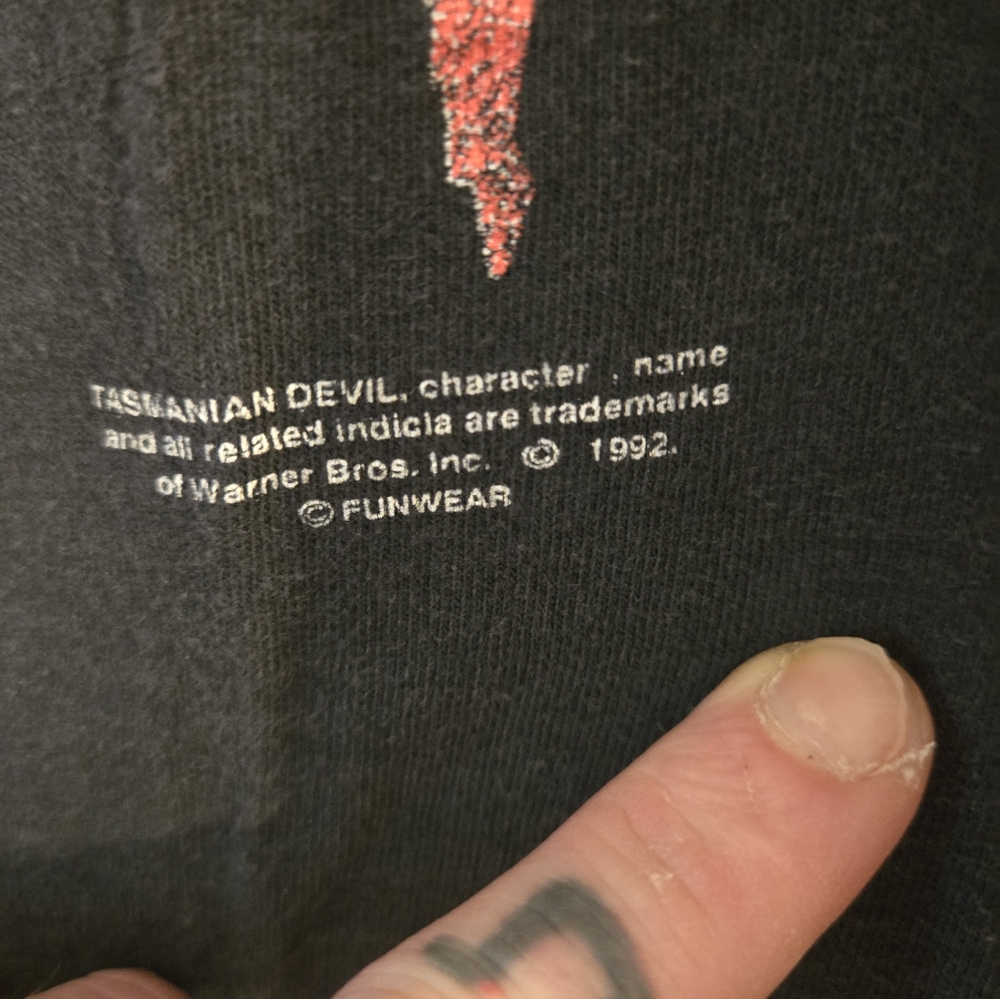 Vintage Harley Davidson Tazmanian Devil Tshirt - Picture 2 of 3